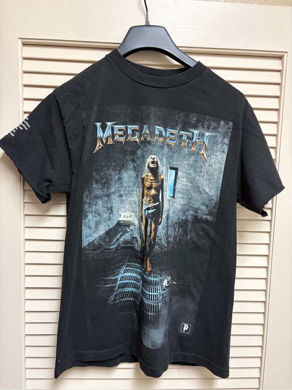 Megadeth x Primitive Shirt Mens M Black Distressed Graphic Band Skate Rock Music